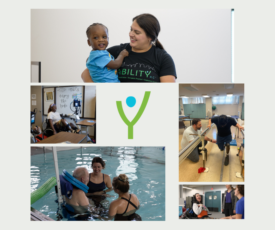 People of all ages receiving therapy at Ability KC
